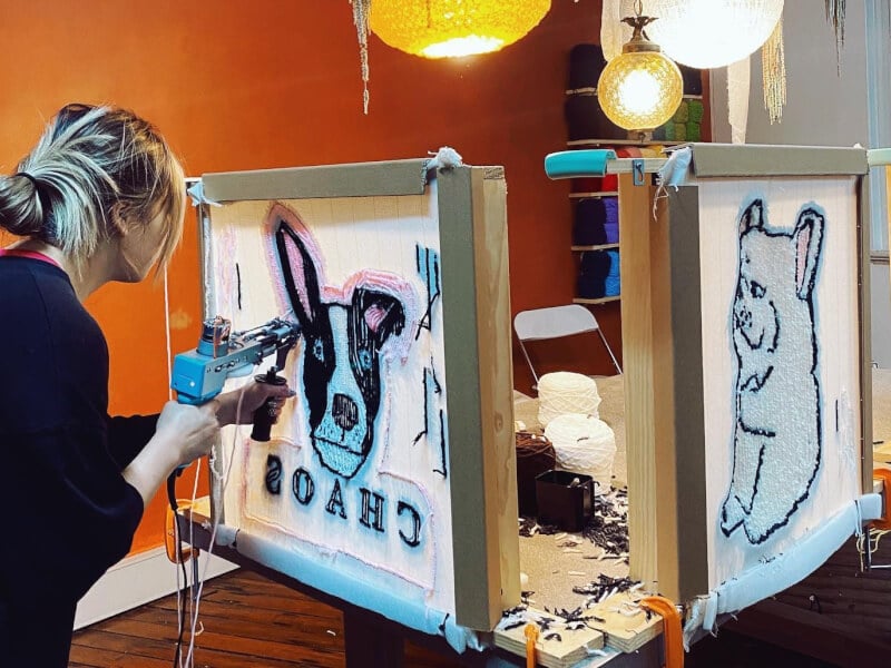 Tufting classes Sydney ClassBento